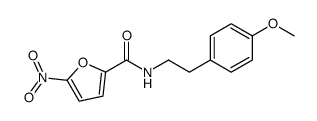 N-[2-(4-methoxyphenyl)ethyl]-5-nitrofuran-2-carboxamide Structure