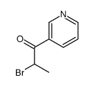 1-Propanone, 2-bromo-1-(3-pyridinyl)- (9CI) structure