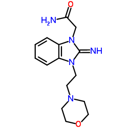 2-[2-imino-3-(2-morpholin-4-ylethyl)-2,3-dihydro-1H-benzimidazol-1-yl]acetamide结构式