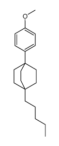 1-(4-methoxyphenyl)-4-pentylbicyclo[2.2.2]octane Structure