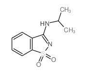 9,9-dioxo-N-propan-2-yl-9$l^{6}-thia-8-azabicyclo[4.3.0]nona-1,3,5,7-tetraen-7-amine structure