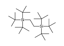 tritert-butyl(2-tritert-butylsilylethyl)silane Structure