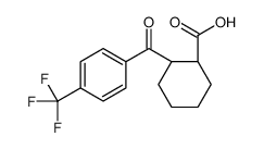 (1R,2R)-2-[4-(trifluoromethyl)benzoyl]cyclohexane-1-carboxylic acid结构式