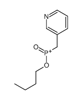 butoxy-oxo-(pyridin-3-ylmethyl)phosphanium Structure