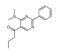 1-[4-(dimethylamino)-2-phenylpyrimidin-5-yl]butan-1-one Structure