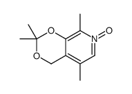 2,2,5,8-tetramethyl-7-oxido-4H-[1,3]dioxino[4,5-c]pyridin-7-ium Structure