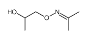 2-propanone O-(2-hydroxypropyl)oxime Structure