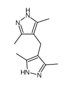 4,4'-methylenebis(3,5-dimethylpyrazole) Structure