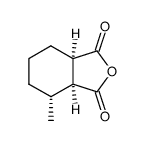 (+/-)-3t-methyl-cyclohexane-1r,2c-dicarboxylic acid-anhydride结构式