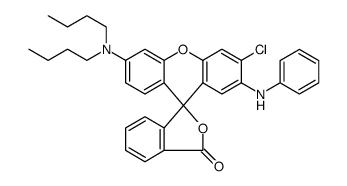 9'-[9H] xanthen]-3-one,3'-chloro-6'-(dibutylamino)-2'-(phenylamino)-Spiro [isobenzofuran-1(3H) picture