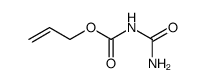 allophanic acid allyl ester Structure