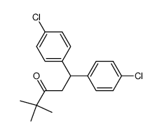 1,1-bis-(4-chloro-phenyl)-4,4-dimethyl-pentan-3-one Structure