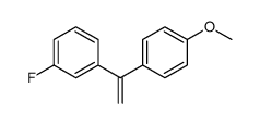 1-fluoro-3-[1-(4-methoxyphenyl)ethenyl]benzene结构式