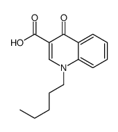 4-oxo-1-pentylquinoline-3-carboxylic acid结构式