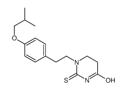 1-[2-[4-(2-methylpropoxy)phenyl]ethyl]-2-sulfanylidene-1,3-diazinan-4-one结构式