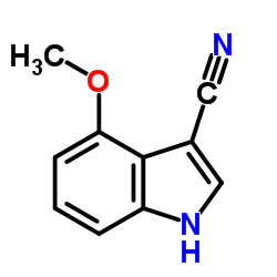 4-Methoxy-1H-indole-3-carbonitrile structure