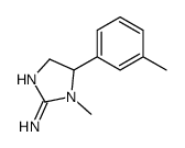 1-methyl-5-(3-methylphenyl)-4,5-dihydroimidazol-2-amine Structure