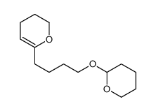 6-[4-(oxan-2-yloxy)butyl]-3,4-dihydro-2H-pyran Structure