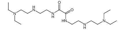 N,N'-bis[2-[2-(diethylamino)ethylamino]ethyl]oxamide Structure