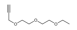 3-[2-(2-ethoxyethoxy)ethoxy]prop-1-yne结构式