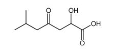 2-hydroxy-6-methyl-4-oxoheptanoic acid Structure