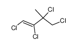 cis-3-methyl-1,2,3,4-tetrachloro-1-butene Structure