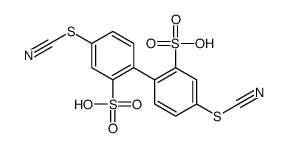 2-(2-sulfo-4-thiocyanatophenyl)-5-thiocyanatobenzenesulfonic acid结构式