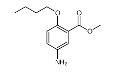 Benzoic acid, 5-amino-2-butoxy-, methyl ester Structure