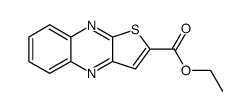 Thieno(2,3-b)chinoxalin-2-carbonsaeure-ethylester结构式