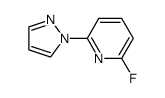 2-fluoro-6-(1H-pyrazol-1-yl)pyridine Structure