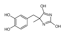 5-[(3,4-dihydroxyphenyl)methyl]-5-methylimidazolidine-2,4-dione Structure