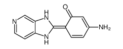 3-amino-6-(1,3-dihydroimidazo[4,5-c]pyridin-2-ylidene)cyclohexa-2,4-dien-1-one Structure