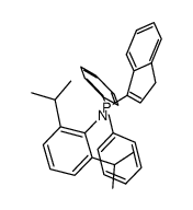 Ph2P(indenyl)N(2,6-diisopropylphenyl)结构式