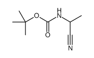 Carbamic acid, [(1R)-1-cyanoethyl]-, 1,1-dimethylethyl ester (9CI) Structure