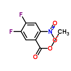 Methyl 4,5-difluoro-2-nitrobenzoate structure