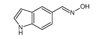 1H-indole-5-carbaldehyde oxime Structure