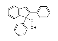 1,2-diphenyl-inden-1-yl hydroperoxide结构式