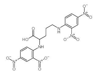 L-Ornithine,N2,N5-bis(2,4-dinitrophenyl)-结构式