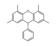 2,4,5,7-tetramethyl-9-phenyl-xanthene Structure