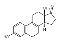 1,3,5(10), 9(11)-ESTRATETRAEN-3-OL-17-ONE结构式