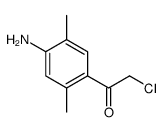 Ethanone, 1-(4-amino-2,5-dimethylphenyl)-2-chloro- (9CI)结构式