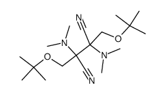 2,3-Bis-tert-butoxymethyl-2,3-bis-dimethylamino-succinonitrile Structure