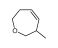 3-methyl-2,3,6,7-tetrahydrooxepine Structure