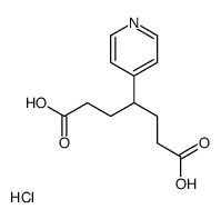 4-pyridin-4-ylheptanedioic acid,hydrochloride Structure
