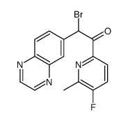 2-溴-1-(5-氟-6-甲基吡啶-2-基)-2-(喹噁啉-6-基)乙酮图片