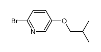 2-bromo-5-isobutoxy-pyridine结构式