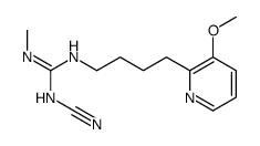 1-cyano-3-[4-(3-methoxypyridin-2-yl)butyl]-2-methylguanidine Structure