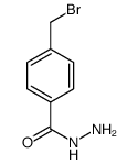 4-(bromomethyl)benzohydrazide结构式