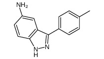 3-p-tolyl-1H-indazol-5-amine Structure