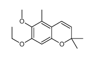 7-ethoxy-6-methoxy-2,2,5-trimethylchromene Structure